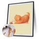 thumbnail image 3 of Cuadros Decorativos Kit de pintura por números DIY Cat Hand Oil Art Picture Craft Home Wall Decor (B2169) Wdftyju embutido en tela, 3 of 9