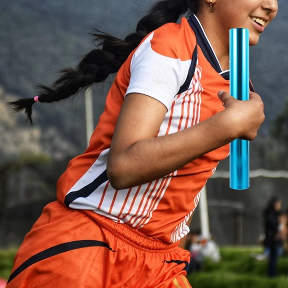 CIMAXIC Aluminum Alloy Relay Baton Set for Track Competition, 3-Piece Running Race Sticks