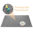 thumbnail image 3 of OULII Large Felt Pin Board Grey Bulletin Board Polyester Fiber Decorative Background for Home Office School 1Pcs, 3 of 6