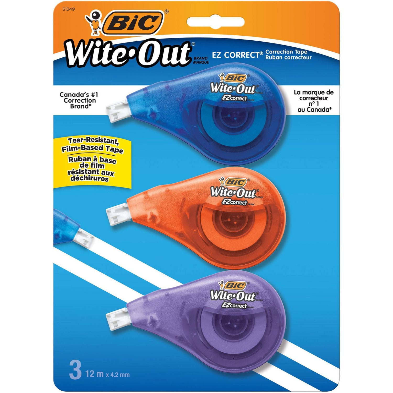 Tipp-Ex Mini Pocket Mouse Rubans Correcteurs - Boîte De 10 Couleurs Assorties