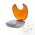 thumbnail image 3 of EeaseCA Dental Braces Storage Box Case Holder False Teeth Transparent Teeth Retainer Case (Orange), 3 of 7