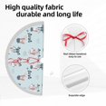 thumbnail image 7 of Christmas Tree Skirt, Cartoon Cute Poodle Dog Funny Christmas Tree Decorations Indoor, Tree Skirts Mat With Tassel Trim for Halloween New Year Holiday Christmas Party Decor 48 Inches, 7 of 7