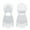 White, variant on DPOIS Girls Sequin Rhinestone Mesh Splice Tassel Lyrical Dress Dancewear