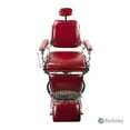 thumbnail image 2 of Roosevelt Vintage Style Barber Chair Reclining Heavy Duty Versatile Styling Chair, Crimson, 2 of 9