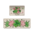 thumbnail image 2 of CaiYueKe Non Slip Kitchen Rugs and Mats Set, Water Absorbent Floor Mat with Anti Skid Backing, Washable Runner for Kitchen Sink Laundry Entryway Decor, 2 of 7