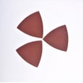 thumbnail image 1 of 90 piezas surtidas 60/120/240 herramienta oscilante triangular de gancho y bucle papel de lija para lijar madera contiene 30 de cada ajuste, 1 of 5