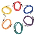 thumbnail image 3 of Cable XLR macho a hembra de 6 piezas, 10 pies, blindaje de doble capa, resistente a interferencias, cable de micrófono XLR., 3 of 14