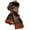 Biscuits Orange, variant on Men's 100 Silk Neck Scarf Double Layers Fashion Scarves Neckerchief Formal Casual Business