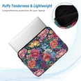 thumbnail image 2 of FORMRS 13-13.3 inch Laptop Sleeve Case Soft Carrying Quilted Computer Bag Cover, Ethereal Floral Harmony, 2 of 7