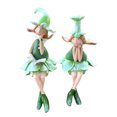 thumbnail image 1 of FLhrweasw Adorno Hada Las Flores Figuritas Resina Artesanal Regalo Cumpleaños Boda (verde), 1 of 9
