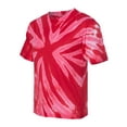 thumbnail image 2 of Dyenomite Tie Dye Performance T-Shirt in Red M | 600TT, 2 of 3