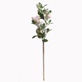thumbnail image 5 of Nvzi 3 piezas de flores artificiales de tacto real, flores falsas para decoración del hogar, oficina, boda, arreglo de ramo de flores artificiales para decoración (blanco, 28,3 pulgadas de largo), 5 of 5