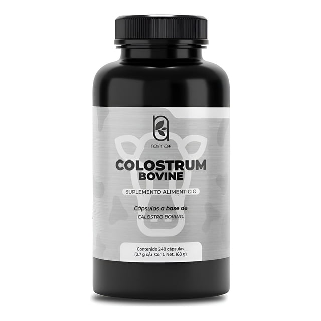 NAIMA | Colostrum Bovine 240 Cápsulas | Ingredientes Naturales de origen Bovino | Salud digestiva | Calostro Bovino | Nutrientes esenciales | 700mg por Cápsula