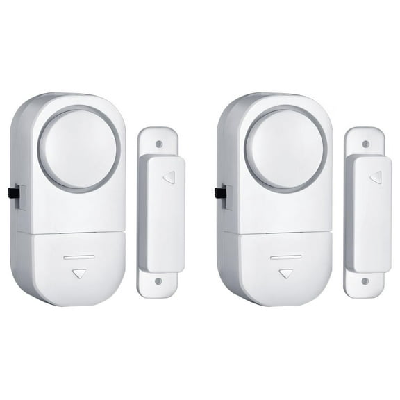 Door Window Alarm, 90DB Door Alarms for Kids Safety, Door Window Burglar Alarm-Window Pool Alarms for Home Security (2 Pack)