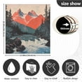 thumbnail image 5 of Yayeee Magnetic Dishwasher Cover for The Front Decoration Home Kitchen Machine Sticker Protector, Mountains at Dawn, 5 of 6
