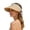 Beige, variant on Summer Hats for Women Women Foldable Wide Brim Straw Empty Top Sun Hat Beach Beige One Size