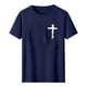 thumbnail image 2 of Tops de Cuello Redondo para las Mujeres Impreso Manga Corta Suéter Casual Blusa Verano Suave, 2 of 6
