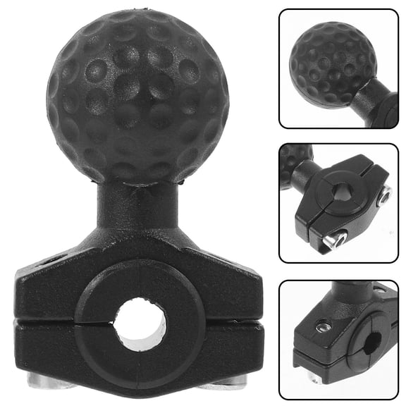 OUNONA Mirror Mount Adjustable Motorcycle Rearview Mirror Mount Motorcycle Handlebar Clamp