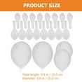 thumbnail image 4 of 200pcs Clear Latex Balloons Decorative Transparent Balloon Party Layout Props, 4 of 11