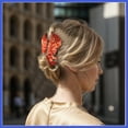 thumbnail image 2 of Vocoste Lobster Claw Clip Acetate Hair Clips Hair Barrette Funny Claw Clips for Women Red, 2 of 7