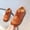 F-650Brown, variant on ZHOGXU Baby Kids Girls Sneakers Non Flat Thick Bottom Solid Color Lace Up Comfortable Breathable Elegant Shoes For Casual Daily Wear,Black,1-1.5 Years