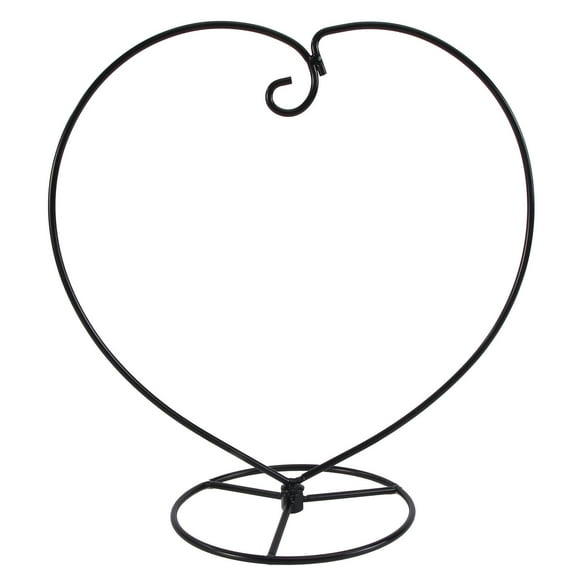 hengzirui 2 Heart-shaped Ornament Display Stands for Hanging Terrariums (23x22cm)