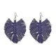 thumbnail image 1 of Nuevos pendientes con borlas para mujer 2021, joyería tejida a mano de moda, macra, morado, 1 of 4