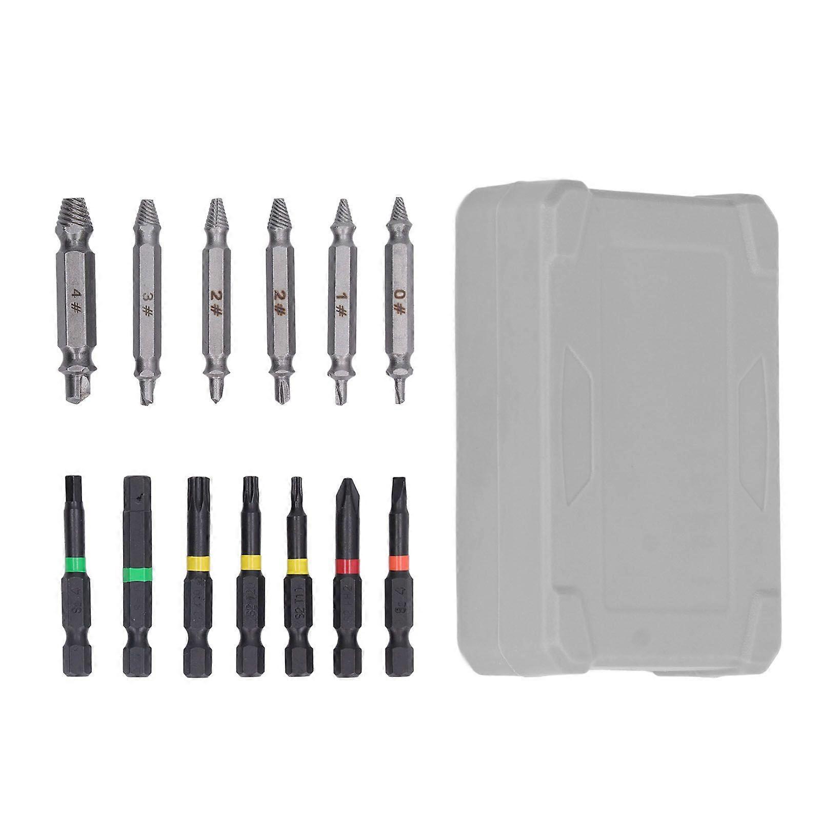 High quality 13-piece set of broken wire extractor multi-function screw ...