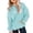 Light Blue, variant on YunPes Girls' Sweatshirts Winter Children's Retro Print Sweatshirts Long Sleeves Comfortable and Cute Sweatshirts Boy Hoodies