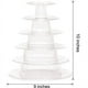 thumbnail image 4 of 1 Uds. Soporte para pasteles Macaron Tower Etager 6 niveles soporte para cupcakes soporte para pasteles boda para postre y platos para servir pasteles Adepaton LKX-0652, 4 of 5