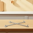 thumbnail image 3 of Bgsha 2PCS Cabinet Cupboard Door Flap Stay Hinge Down Drop Lid Support Sliding Rail, 3 of 10