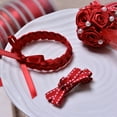 thumbnail image 2 of Red Satin Ribbon Tower, Set of 8 Unique Ribbons, 96 feet, Yama Ribbon, 2 of 6