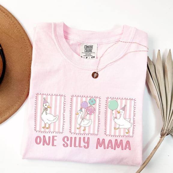 One Silly Goose Matching Family Shirt One Silly Mama Birthday Outfit Matching Tee Goose Birthday