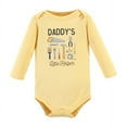 thumbnail image 3 of Hudson Baby Cotton Long-Sleeve Bodysuits, 3- Pack, Newborn- 24 Months, 3 of 5