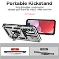 thumbnail image 2 of Estuche GANGXUN para Samsung Galaxy A13 4G, soporte giratorio 360°, estilo mecánico y magnético, 2 of 5
