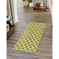 thumbnail image 3 of Unique Loom Trellis Collection Area Rug - Philadelphia (2' 7" x 16' 5" Runner Light Green/Beige), 3 of 11
