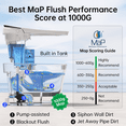 thumbnail image 2 of EPLO Smart Toilet Bidet – Auto Open/Close, 1000g MaP Flush Score, Auto Urinal Flush for Men, ADA Compliant Comfort Height, Built-in Tank, Heated Seat, Moving Dryer, Elongated Design, Blackout Flush, 2 of 11