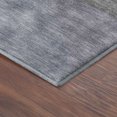 thumbnail image 3 of Addison Rugs Mayfield Premium Machine Washable Transitional Stripes Plum Round Rug, 8' x 8', 3 of 5