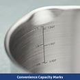 thumbnail image 6 of Tramontina Tempo Tri-Ply Base Stainless Steel 2-Quart Small Sauce Pan with Glass Lid, Induction-Ready Saucepan, Oven-Safe, Dishwasher-Safe, 6 of 7