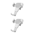thumbnail image 1 of maskred Réglable Air Évent Support Support Téléphone de Voiture Universel Anti- pour Support de Glissement Support Blanc 2Set, 1 of 6