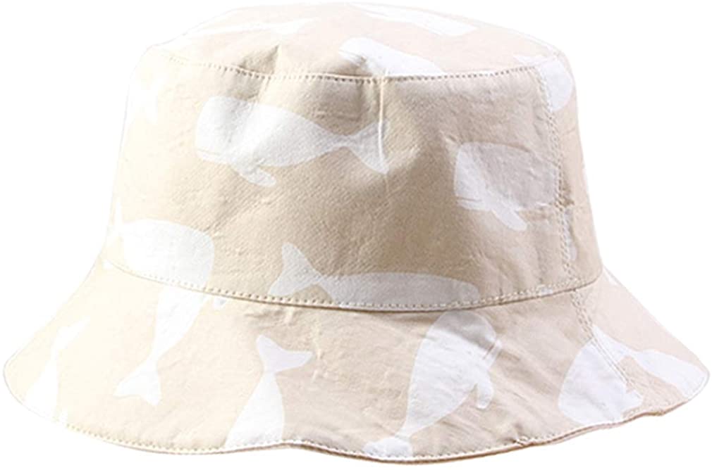 Lovely Fish Print Bucket Hat for Women 