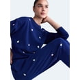 thumbnail image 4 of Free Assembly Women’s and Women’s Plus Embroidered Jogger Sweatpants, Sizes XS-4X, 4 of 5