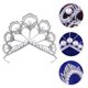 thumbnail image 2 of EeaseMX 1 diadema de novia con corona de perlas para vestido de novia, decoración para el cabello en el escenario., 2 of 8