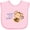 AD-Pink, variant on Inktastic Memaw's Little Monkey Boys or Girls Baby Bib