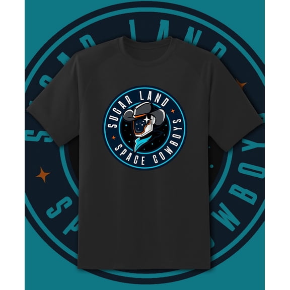 Sugar Land Space Cowboys Milb Team Logo T Shirt Youth M - Adult 6XL Fast Ship!