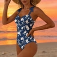 thumbnail image 5 of LYEAA Womens Bathing Suits Backless One-Piece Swimming Sets Belly Control Swimsuits Summer Beach Swimwear, 5 of 7