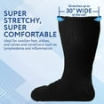 thumbnail image 7 of Impresa 6-Pack Extra Width Socks for Lymphedema - Bariatric Sock, 7 of 7