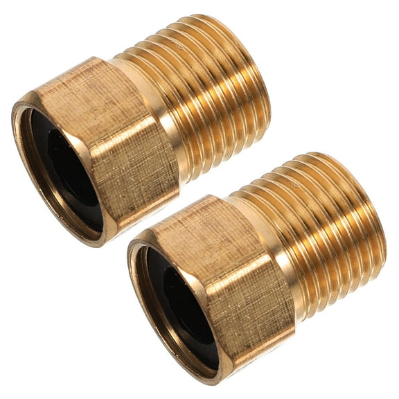 OFFIGAM Universal Brass Toilet Fill Valve with Efficient Water Control and Backflow Prevention, Golden Finish