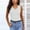 White, variant on Women's Summer Tank Tops Casual Sleeveless Garment Lace Trim V Neck Undershirts Basic Solid Color Vest Fashion Slim Fit Tunic Top