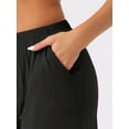 thumbnail image 4 of DARING DIVA Women's Modal Lounge Shorts Soft Comfy Bottoms with Pockets XS Black, 4 of 6